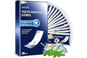GELPRETTY 28 Piezas Tiras Blanqueadoras Dientes,Tira Blanqueadora Dental, para eliminar el café vino, tabaco y otras manchas,Unisexo