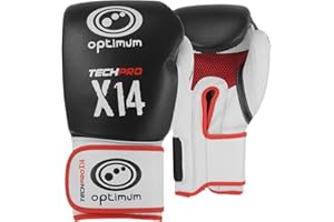 Optimum TechPro X14 skórzane rękawice bokserskie męskie
