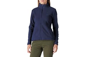 Outdoor Ventures Damen Fleecejacke mit Durchgehendem Reißverschluss Stehkragen Frauen Leichte Fleece Sweatjacke Warme Damenjacke für Laufen, Wandern und Freizeit