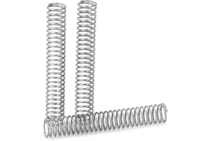 GUNGY Muelles de Compresion de Acero Inoxidable Resorte de Compresión 50mm Diámetro Alambre 0,75mm Diámetro Exterior 8mm Fuerza del Resorte 0,9kg 10 Piezas