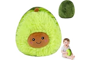 Mineup Almohada rellena de Aguacate, 20cm Aguacate Juguete de Peluche, Juguete de Peluche de Aguacate 3D, Bonito Juguete de Peluche de Aguacate para Regalos de cumpleaños Masculinos y Femeninos