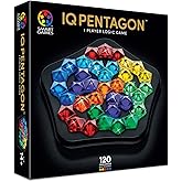 SmartGames - IQ Pentagon - Eğitsel Beyin Fırtınası - Kolaydan Uzmana 120 Zorluk - Mantık Oyunu ve Beceri Geliştirme - 14 Yaş 