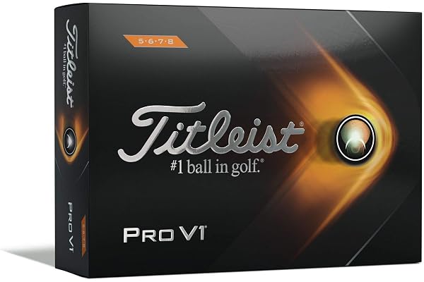 Titleist Pro V1 Balle de Golf Haute numérotation pour Homme, Blanc, Standard