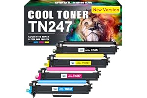 COOL TONER TN-243CMYK TN247 MFC L3750CDW Toner: für Brother DCP-L3550CDW Toner MFC-L3750CDW MFC-L3770CDW HL-L3210CW HL-L3230CDW MFC-L3710CW MFC-L3730CDN TN243CMYK TN 243CMKY 247 TN-247 TN-243 4er-Pack