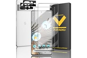 IKABO [2+2 pièces] Verre Trempé Google Pixel 7 Pro Protection Ecran[6.7"]+Caméra Protecteur, Sensitive Fingerprint Touch, 3D Couverture Complète pour Pixel 7 Pro 5G Tempered Glass