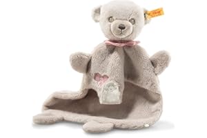 Steiff 241598 Hello Baby Lea Teddy Bear Comforter in Gift Box, Animal Print, Multicoloured, 600 g (1er Pack)