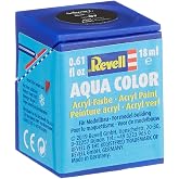 Revell - Su Bazlı Maket Boyası Siyah Parlak 18 Ml (36107)