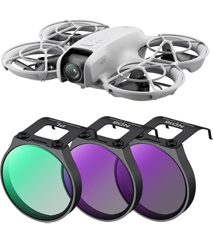 Kit De Filtres Freewell Standard Day 4K - 4 Filtres ND4/ND8/ND16/CPL Pour Drone DJI Mavic Air 2