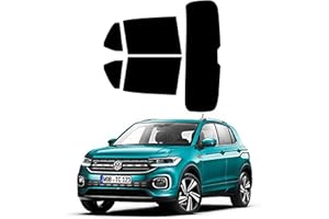 Generico Pellicole Oscuramento Vetri Auto Pre Tagliate a Misura Ricambio Compatibile con Volkswagen T-Cross dal 2019 a Oggi LOLLOMOTO (20% Scura)