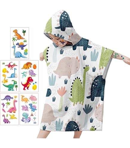 Poncho per bambini con cappuccio incorporato | Logo Personalizzato | Da