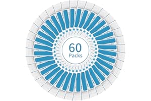 HILPATY Neti Pot - Confezione da 60 pacchetti di sale, 4,5 g x 60 pacchetti salini, confezionati singolarmente, kit per risciacquo nasale per adulti e bambini