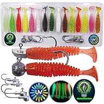 3 Esche Da Pesca In Gomma SPORWAY - Gamberetti Artificiali Per Acque Dolce/Sale - Foto 6