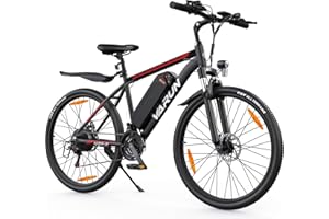 VARUN 27.5"/26"/24" Mountain Bike Elettrica con Batteria rimovibile 48V/36V, Motore 250 W, Shimano 21 Velocità, Cruise Control, Alluminio Lega Bici Elettrica Chilometraggio 55-100KM