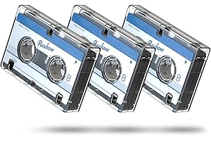 Reshow Lot de 3 Bandes microcassettes Vierges pour dicter – Bandes microassette pour Enregistrement MC-60 Minutes adaptées pour Les conférences et Les séminaires