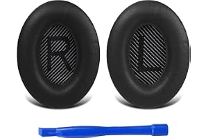 Öronkuddar för Bose QuietComfort 35 ii, ersättning öronkuddar för Bose QC35, hörlurar öronkuddar för QC35, ersättning öronkud