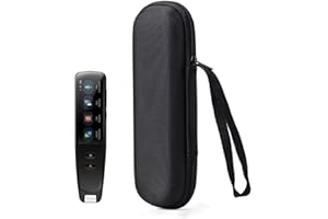 JIANGJIANGBAO Custodia rigida EVA per penna Power'S Worlds Pen Scan Go, You daoS Dizionario Pen 3 2 1, Svanto'S Pen Scanner, Custodia rigida compatibile con tutti i tipi di scanner per penna OCR (nero)