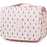 Narwey Borsa da Toilette per Donna Beauty Case Borsa da Viaggio Appeso Trousse Borsa Cosmetica da Donna