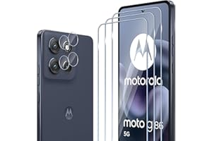 ELYCO Schutzfolie Kompatibel mit Motorola Moto G86 5G/G86 Power 5G für Panzerglas, 3 Stück Schutzglas & 2 Stück Kameraschutz, 9H Härte Anti-Kratzer, HD Klar Displayschutzfolie