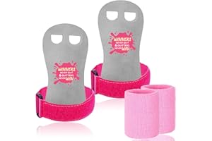 FINGER TEN Gants Gym Enfant/Adulte Manique Protection Paumes with Bracelets de Sport Bande Paire, Gants Protection Paumes pour Exercice Traction/Crossfit/Barre/Gymnastique