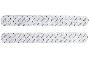 2 Elettrodi lunghi 33x4 cm per il dolore alla schiena - Compatibili con elettrostimolatore TENS e EMS Sanitas e Beurer - qualità axion
