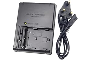 ROOXILOO BC-VM10 NP-FM50 NP-FM55H NP-FM500H Battery Charger Compatible with sony DSLR-A100 DSLR-A200 DSLR-A300 A350 DSLR-A500 A550 DSLR-A700 DSLR-A900 A450 A500c A560 Digital Camera & 120cm AC Power Cord