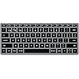 Satechi Slim X1 Tastiera Wireless Bluetooth Retroilluminata - Sync Multi - Dispositivo - per M2/M1 Macbook Pro/Air, M2/M1 iPa
