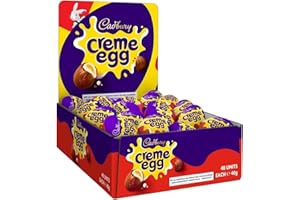 Cadbury Milk Chocolate Creme Eggs, Bulk Pack, Perfect for Easter Egg Hunts, 40 g (Pack of 48)