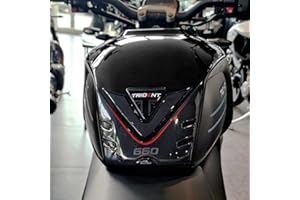 Resin Bike Adhesivos de Moto Compatibles con Triumph Trident 660 2021-2025. Protección de Tanque de Choques y Arañazos de Moto. Adhesivo 3D Resinado - Made in Italy