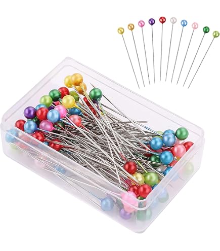 Kleiber Spilli Da Cucito Con Capocchia In Plastica, Multicolore, 130 Pezzi In Scatola Richiudibile - 2