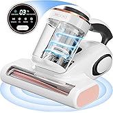 JIGOO J300 Aspirateur Anti-acariens avec capteur d'acariens et lumière UV, 500 W, avec Affichage LED Intelligent, pour Person