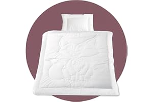 ‎EVAN BROWNS EVAN BROWNS® Kinder Bettdecken Set - Baby Kissen 40x60 cm & Baby Bettwäsche 100 x 135 - Babyzimmer Komplettset - Kinderdecke mit Kopfkissen - Bettdecke Kinder - Kinderbettdecke Set