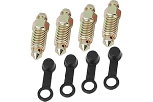 A ABSOPRO Moto M10x1.25mm Banjo Bullone Spurgo Vite con Cappuccio(Set 4)