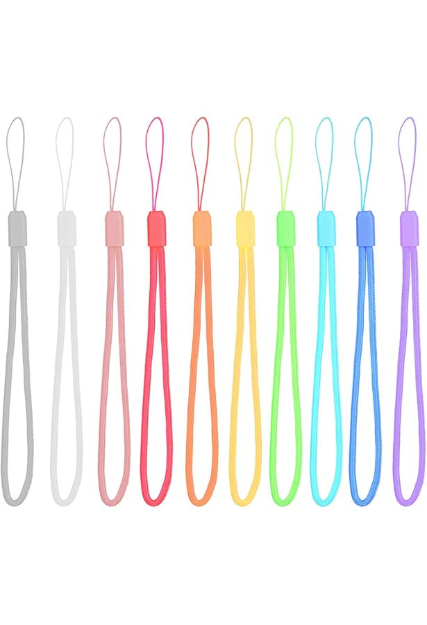 Lot De 32 Dragonnes Pour Téléphone - Nylon, 16 Couleurs, Longueur Ajustable, Pour Smartphone, Clés USB, Appareil Photo - 9