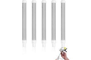 FUGLUS Filtre pour pistolet airless Wagner, 5 pièces 60 mesh, élément filtrant pour pistolet airless Wagner, résistant à la corrosion - 100 mm