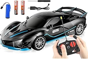HATFRYF Remote Control Drift Cars, Black Remote Control Vehicle, Cool RC Drift Race Cars, Kids RC Drift Car, Model Toy for Boys - Driftable, Gifts for Kids Boys, 22 × 10 × 7 CM