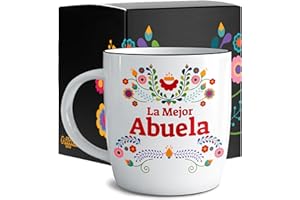 Triple Gifffted La Mejor Abuela - Taza de café, las mejores ideas de regalos para abuela en español para Navidad, Día de la Madre, Navidad, cumpleaños, regalos para Abuelita, Día de las Madres, taza