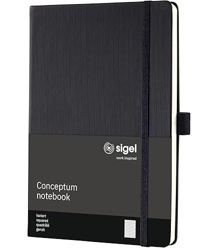SIGEL C2601 Wochenplaner 2025/2026 - A5 Kalenderbuch Conceptum Mit Hardcover