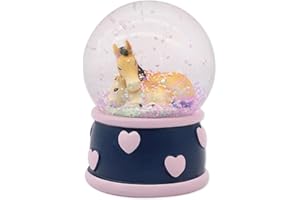 TapirElla Schneekugel Pferde - handbemalte Schüttelkugel Pferd - Traumkugel mit Geschenkverpackung - Glaskugel - Geschenkidee mit schönem Motiv von Lutz Mauder