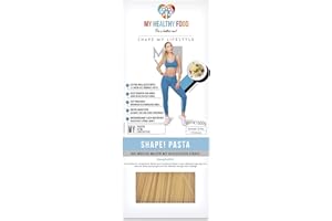 ‎MY HEALTHY FOOD SHAPE! PASTA Spaghettini – Protein Nudeln aus Wüstenweizen, gesunde Pasta mit extra vielen Ballaststoffen, ideal für Low Carb, Wellness – 500g