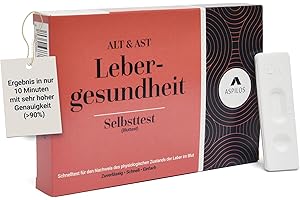 ‎ASPILOS ASPILOS Lebergesundheit (AST&ALT) Selbsttest - Schnelle Ergebnisse für Zuhause - Zuverlässig & Präzise - Medizinische Tests mit Labor-Qualität