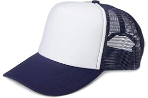 styleBREAKER Berretto con Rete a 5 Pannelli, Regolabile, Unisex 04023007