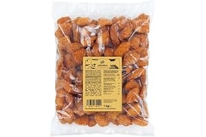 KoRo - Mela a pezzetti con cannella e zucchero 1 kg - snack dolce e fruttato in formato conveniente