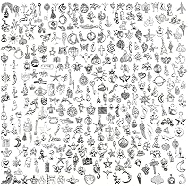 Lot De 156 Breloques Lettres Dorées En Métal - Pour Création Bijoux DIY, Décoration, Porte-clés