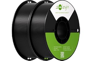 SOLEYIN Ultra PLA-filament, 1,75 mm, 2 kg spole för 3D-skrivare, 30–300 mm/s höghastighetsutskrift, dimensionell noggrannhet