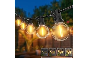 kolpop [Regulable & Temporización Guirnaldas Luces Exterior, 9.7M/30FT Luces Exterior, 10+1 LED Bombillas Impermeable Cadena de Luces Terraza Exterior, Interior Deco para Jardín, Patio, Fiesta