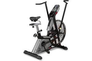 BH FITNESS BH Vélo d'appartement Cross 1100 H8750 - Systéme inertiel à Aire - Guidon Mobile pour entrainer Jambes et Bras - Semipro