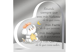 HZBLAZ Placas Acrílico Regalos Graduación Amiga Amigos Hermana Hermano Cumpleaños Fomentar Recuerdos de Navidad Hijo Hija Primo Prima Sobrina Sobrino Nieta Nieto Familia Jubilación Mujeres Hombres