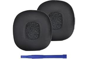Adhiper Major III nauszniki, kompatybilne ze słuchawkami Marshall Major III Major IV, z żelem lodowym i pianką z pamięcią kształtu (nakładane/czarne)