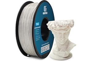 ‎GEEETECH GEEETECH PLA Filament 1.75mm, 3D Drucker Filament Marmor Braun, PLA Marmor Filament 1kg Spool