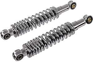 MZA Soporte de suspensión, ajustable, cromado, longitud: 260 mm aprox. - Ø ojo: 8 mm